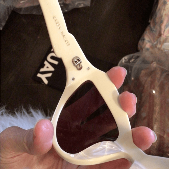 NEW! Karen Walker Bow Wow ivory sunglasses main image 6